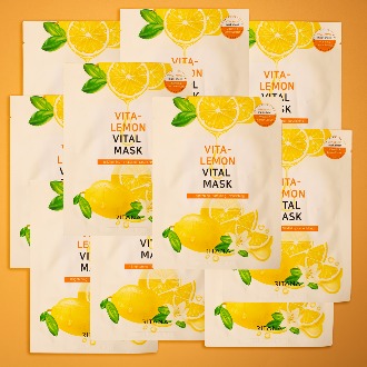 [묶음할인]리타나 비타-레몬 바이탈 마스크 23ml 10개, [묶음할인]리타나 비타-레몬 바이탈 마스크 23ml 10개, 리타나, 기본트렌드, (주)서울화장품, 국내 